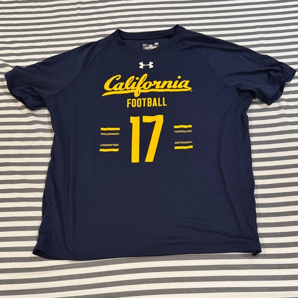 Under Armour Other - Under Armour Navy and Gold California Football Graphic Tee